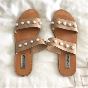 Steve Madden pearl sandals